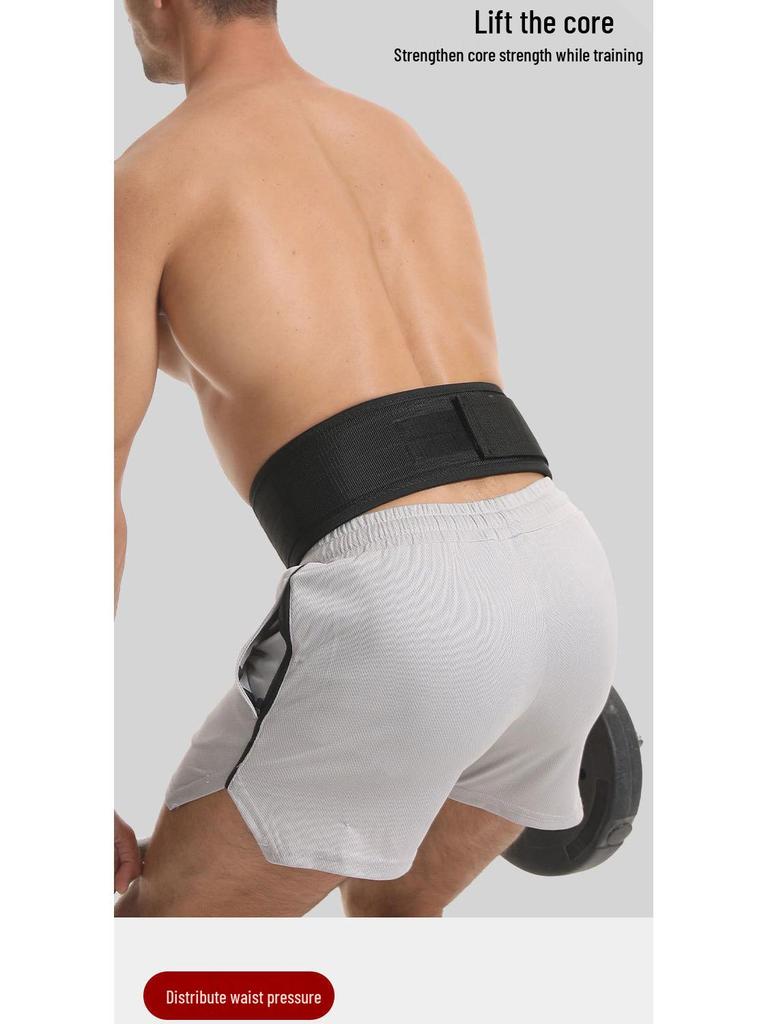 Дышащий EVA Фитнес Утяжеленный Пояс для Приседаний и Становой Тяги с Поясничной Поддержкой