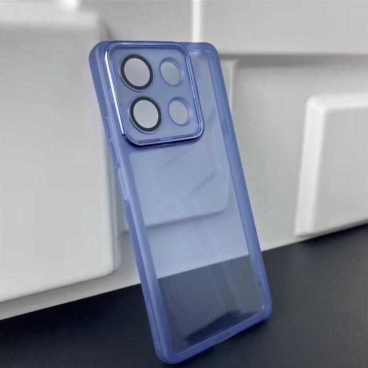 Чехол для Infinix Note 40 Pro, мягкий силикон, прозрачный, с защитой камеры, задняя крышка-чехол для телефона Infinix Note 40 Pro Plus