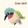 11cm Cartoon Funny Bird Series Plush Toys Soft Cute Jungle Forked Sunbird Stuffed Animals Perfect Birthday Gift for Kids or Boys