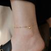 Simple Titanium Steel Anklet Women'S Advanced 18K Anklet  Love Anklet Accessories Gift