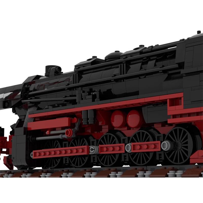 Building Block Steam Locomotive Puzzle Diy Assembly Set