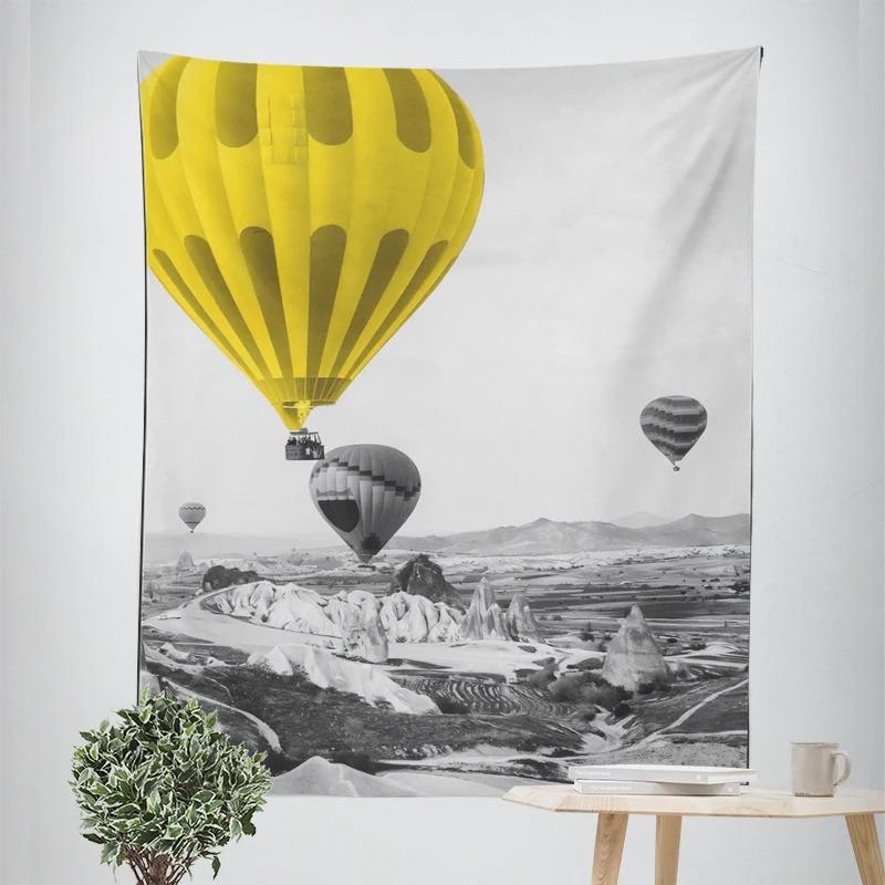 Креативный декоративный гобелен в серо-белых тонах для украшения стен дома, офиса, гостиной, гобелен