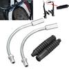 2 Pairs Bike V Brake Noodles Cable Guide Bend with Plastic Boots Sleeves Set Brake Cable Protect Bicycle Parts