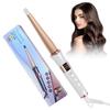 1/2-1 Inch Tourmaline Ceramic Curling Wand - Adjustable Temperature Hair Curler with PTC Rapid Heating