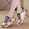 Обувь женская весна и осень новые спортивные повседневные кожаные туфли студенческие легкие туфли для папы
