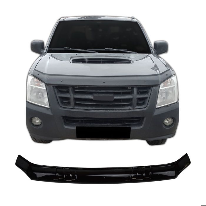 SCOUTT | Bra Capot Déflecteur Protection Pour Isuzu D-Max 2006-2012, Aérodynamique, Assemblage Facile, Aucun perçage requis