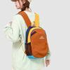 College Color Block Backpack Women's Lightweight Waterproof Backpack For Outdoor Travel