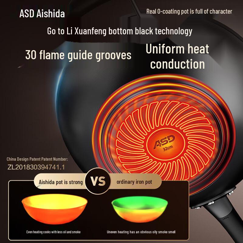 ASD New Generation Cyclone Stir-Fry Wok