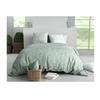 Housse De Couette + 2 Taies - Adelyse - 240 X 260 Cm - 100% Coton - Vert