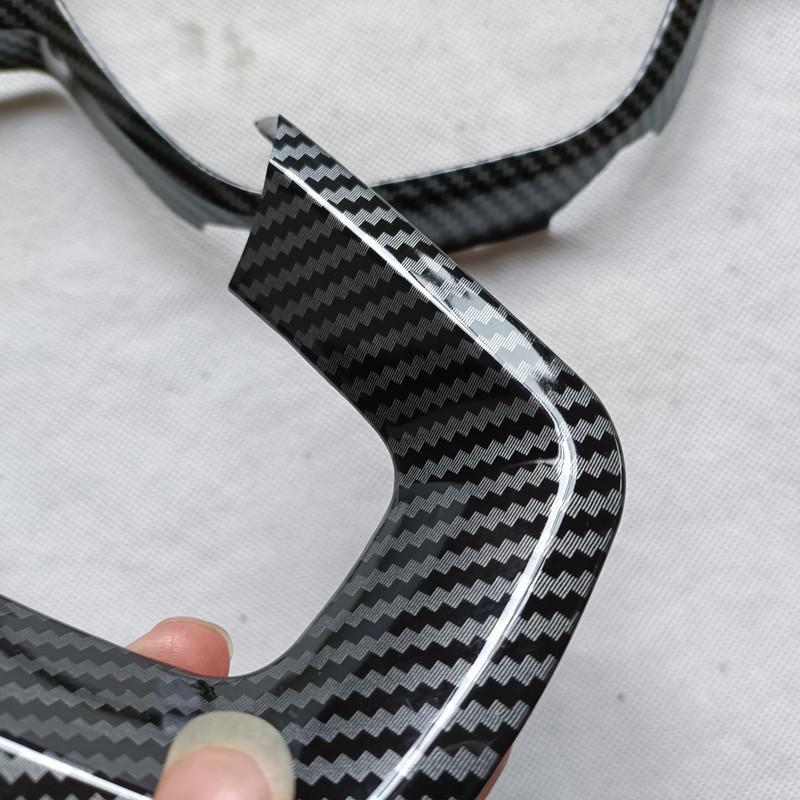 For Honda CR V CRV 6 2025 2024 2025 Interior Accessories Car Steering Wheel Cover Trim Sticker Plastic Imitation Carbon Fiber