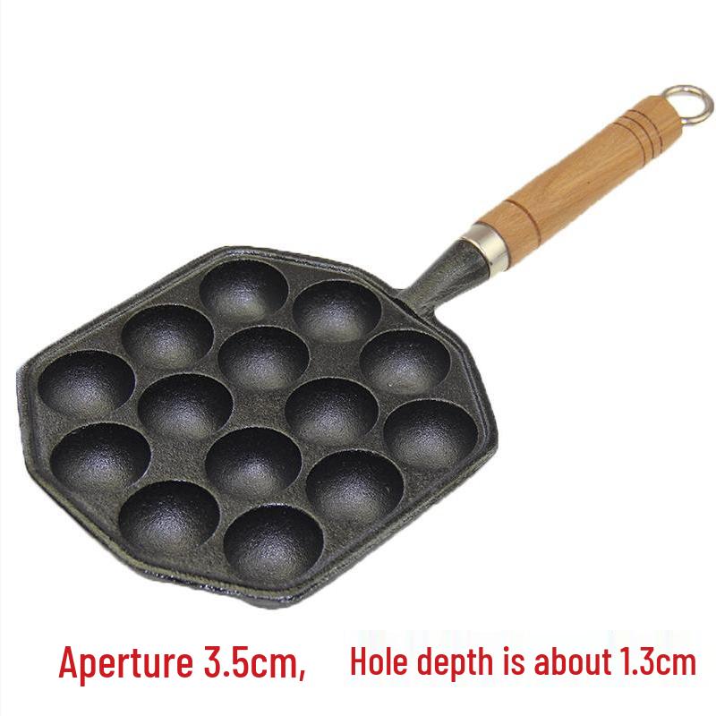 Non-Stick Korean-Style Electric Octopus-Shaped Cherry Kid Cast Iron Pan for Quail Egg Frying and Baking