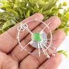 Подвеска с камнем Кошачий глаз зеленого цвета, Ювелирные изделия из серебра 925 пробы, Ручная работа, Духовная подвеска для свадебного подарка