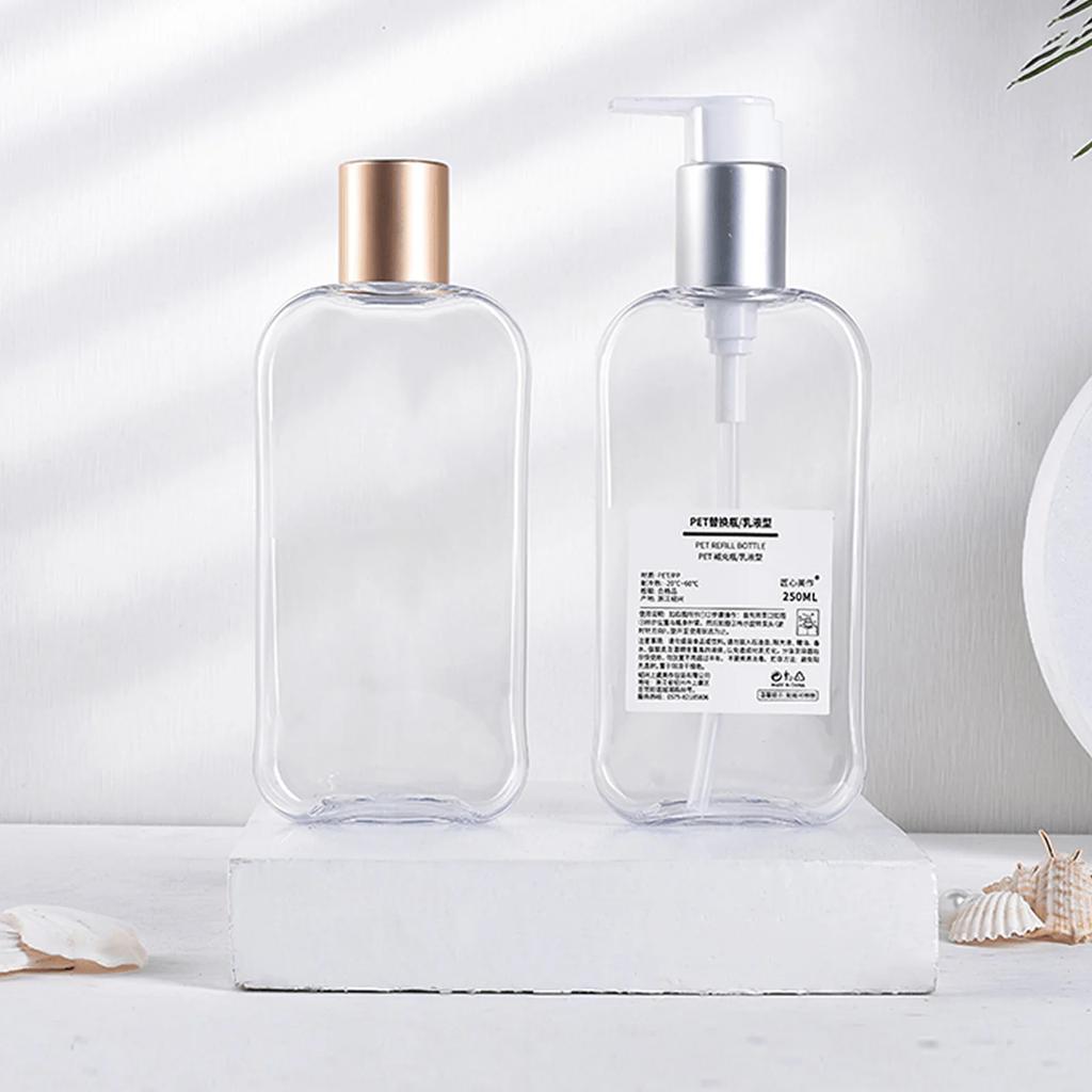 Квадратная форма мыла многоразовые бутылки ручной пресс пустой дорожный портативный дозатор масло гель для душа лосьон бутылка для хранения