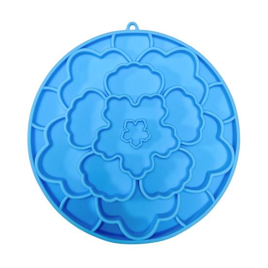 Pet Slow Feeder Mat, Soft Silicone Dog Lick Mat, Prevents Choking, Slow Feeder Dish for Dogs Cats Kibbles Thick Treat