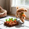 Плюшевые игрушки для собак, устойчивые к укусам кошек, игрушка-грызунок для щенков, товары для домашних животных, морковка, интерактивные развивающие игрушки для вытягивания для маленьких и средних собак