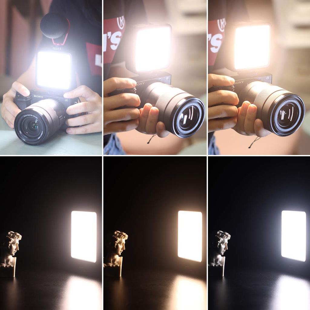 Ulanzi Светодиодный Видео Свет Регулируемый Цветной Умная Камера Вспомогательный Свет для Фотосъемки для DJI Osmo Pocket Action Mobile Gopro Hero Sony VL-81 Свет, Компактный,