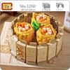 LOZ 1260 Morning Tea Dim Sum Shrimp Shao-Mai Steamed Dumpling Food Model DIY Mini Blocks Bricks Building Toy for Children No Box