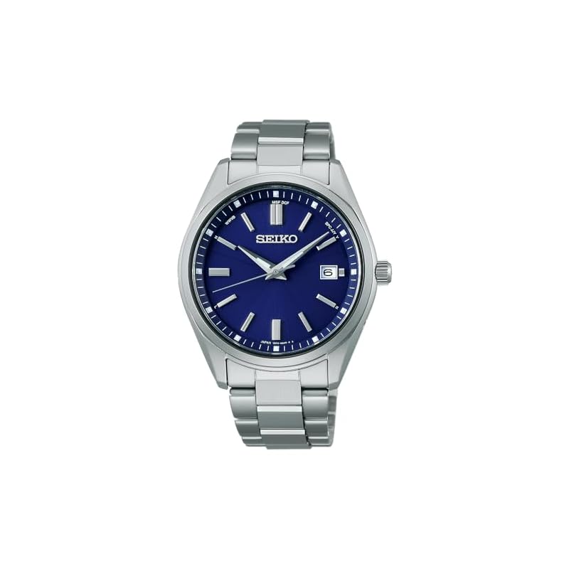 [Часы Seiko] SEIKO SELECTION SBTM321 Мужские наручные часы японского производства, с солнечной батареей, радиоконтролем, календарем даты, синим циферблатом, водозащитой 10 АТМ