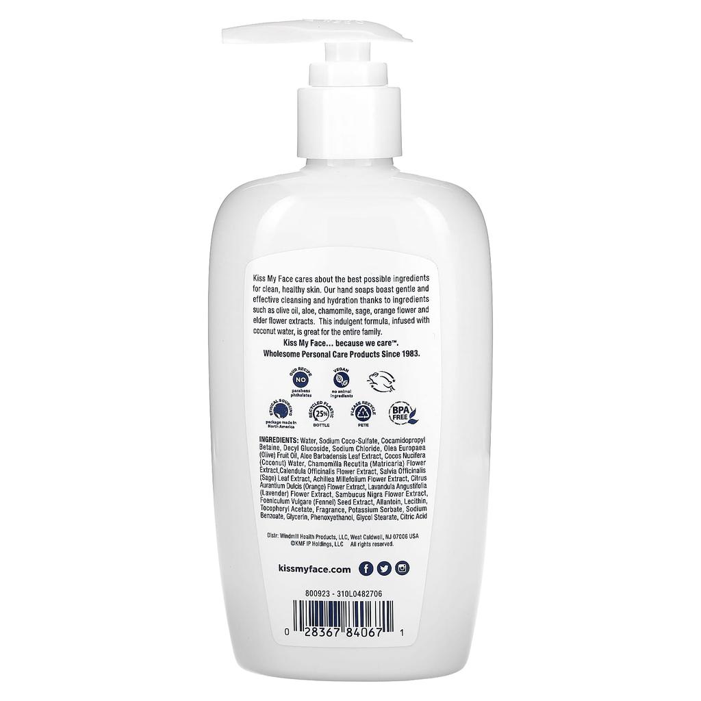 Жидкое мыло для рук, Кокос, 266 мл(9 жидких унций)