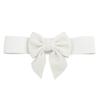 Women Elegant Large Bowknot Elastic Belt Dress Decorative Versatile Wide Belt Elastic Waistband Decoration