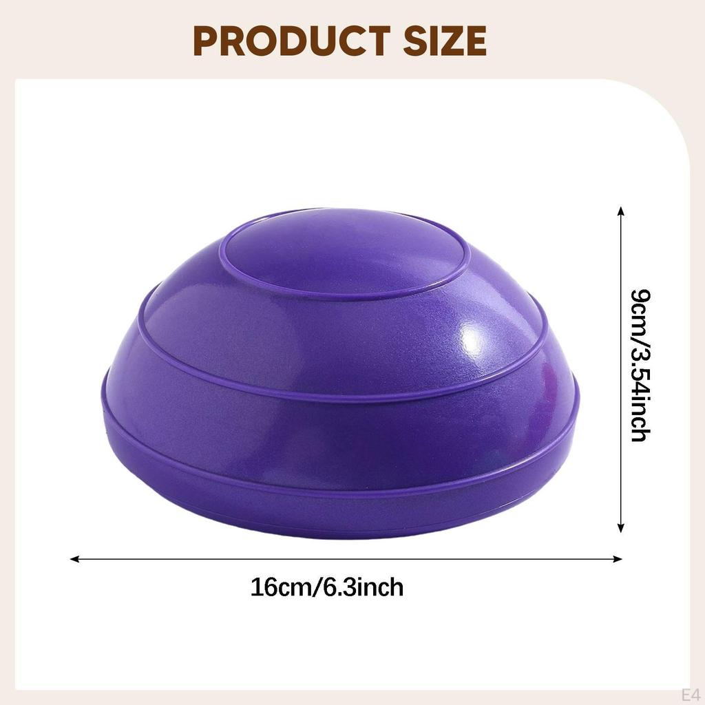 Полусфера балансировочная противоскользящая портативная, 6,3 дюйма в диаметре, универсальная, с насосом, оборудование для силовых тренировок