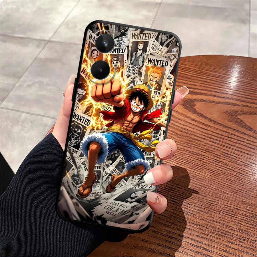 Чехол для телефона для Realme C21 C25 12 14 11 Pro C33 C35 C53 C55 P3 Ultra GT Master Neo2 C15 C12 Nazro 50 50i One Piece Луффи