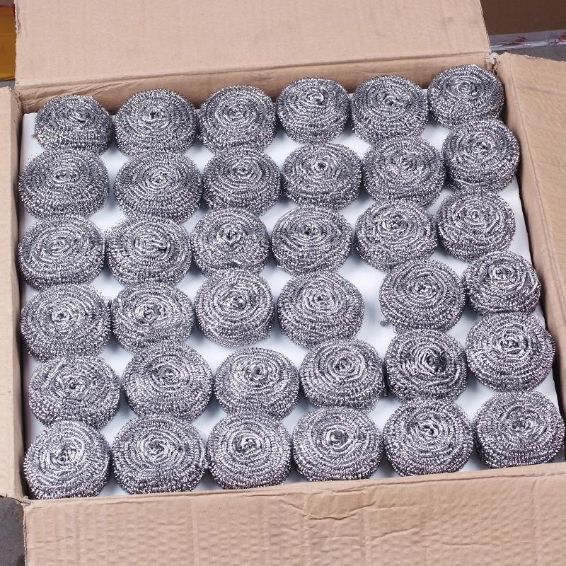 Stainless Steel Wool Cleaning Balls for Pots and Dishes - Durable Kitchen Brush for Housekeeping, Multi-Purpose Dishwashing.