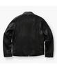 Henry Cottons Vegetable Leather Zip-Up Jacket Ahudm26111Bkx