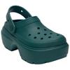 Crocs Lightweight Foot Pull Hole Shoes Women's Dark Green