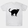 T Shirt Women Black Cat Harajuku Print Kawaii Tshirt Summer Short Sleeve Female T-Shirt Top Tee