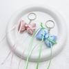 Sweet Ribbon Bowknot Keychain Pendant Keyring Charm Lovely Hanging Decorations for Purse Bag Backpack Handbag Wallet