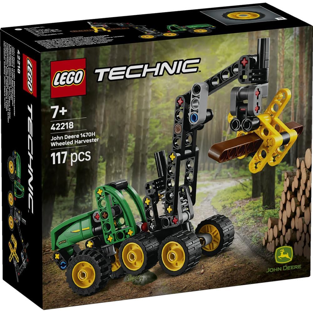 Конструктор LEGO Technic John Deere 1470H Комбайн колесный Игрушка для детей от 7 до 9 лет