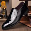 Деловой чехол для ног, пожилые кожаные туфли, мужские кожаные дышащие чехлы для ног, кожаные туфли, первый слой коровьей кожи, мужские свадебные глянцевые кожаные туфли