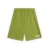 Li Ning Lifestyle Series Sport Minimalist Solid Color Letter Elastic Casual Shorts Men Shorts Grasshopper-Green AKSV283-3