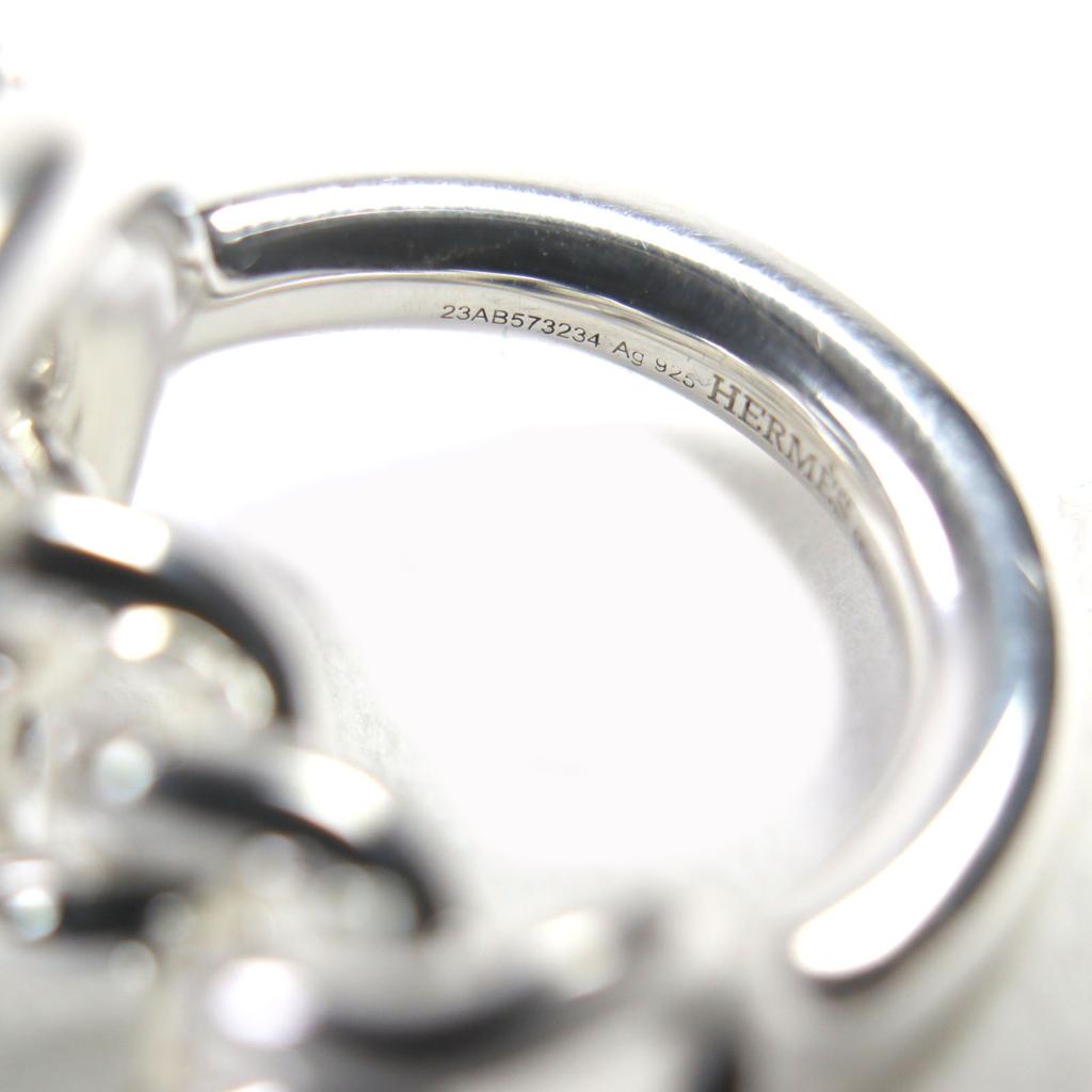 Отличное кольцо HERMES Croisette кольцо Аксессуары Серебро AG925 Б/у