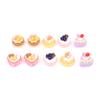 10Pcs Mini Cake Fake Food Mini Figure Miniature Things Dollhouse Items Decorative Accessories