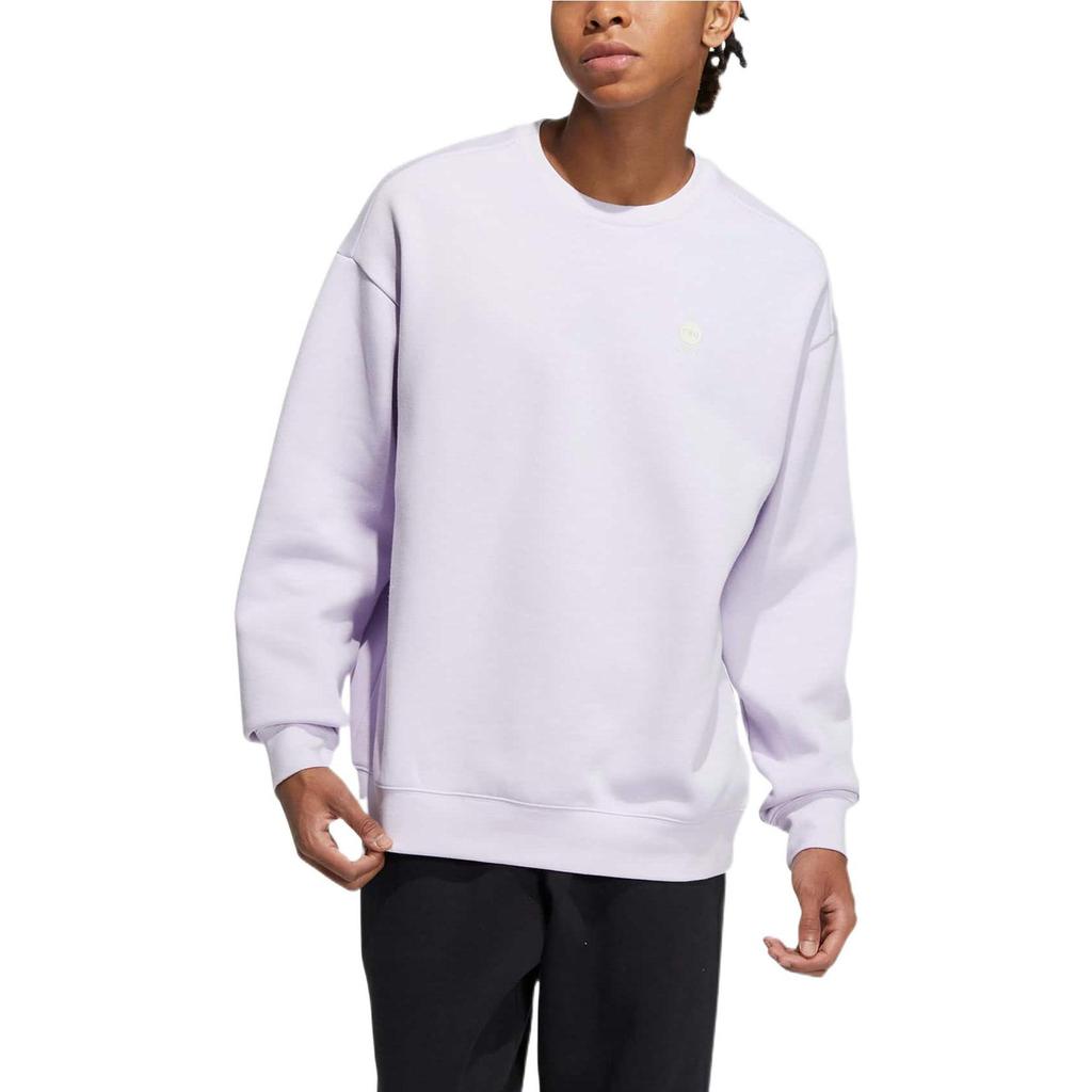 adidas Толстовка с круглым вырезом NEO Pure Color с логотипом, топы унисекс, белый цвет HY9658