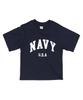 PAPERBOY Navy U.S.A Short Sleeve T-Shirt - White & Navy