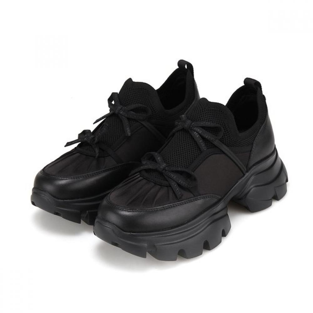 Barbara Women Mesh Span Sneakers Black Bbi603bk