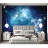 Галактика Звездное Настенное Фотообои Съемные Звездное Небо Наклейки На Стены Современная Гостиная Спальня Домашний Декор Обои