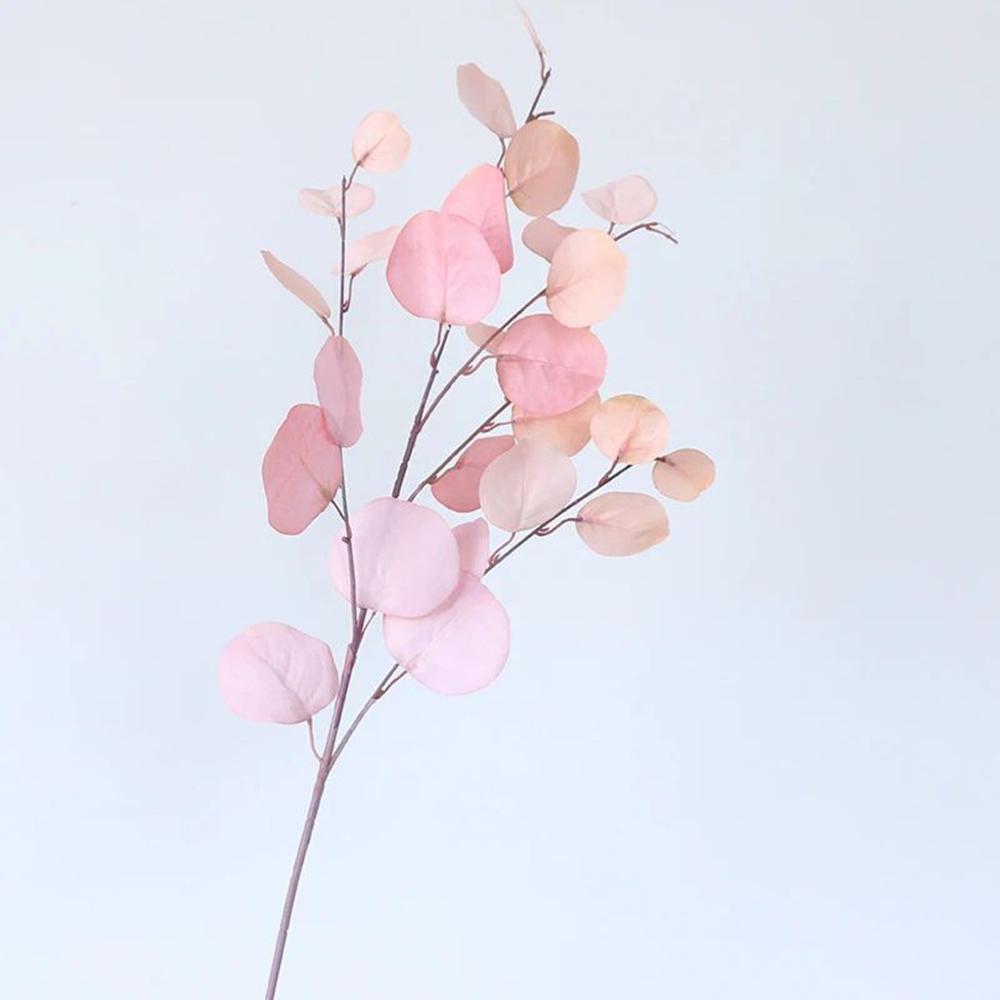 1/3pcsArtificial Plant Long Stems Eucalyptus Leaf Leaves Plants Money Leaf Decor Wedding Shooting Prop Home vase table Diy Decor