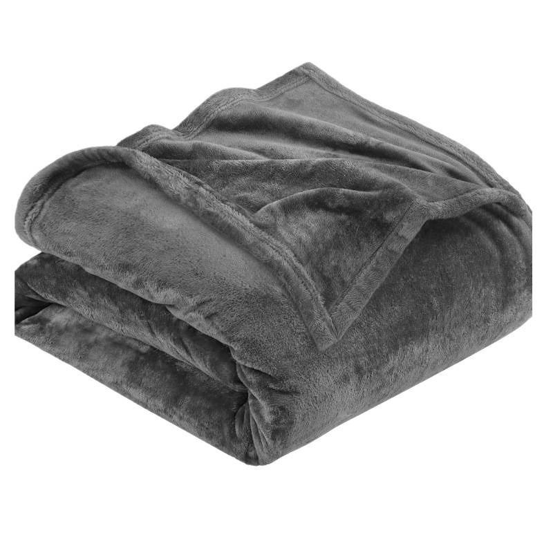 Плюшевое одеяло легкого дизайна для декора гостиной