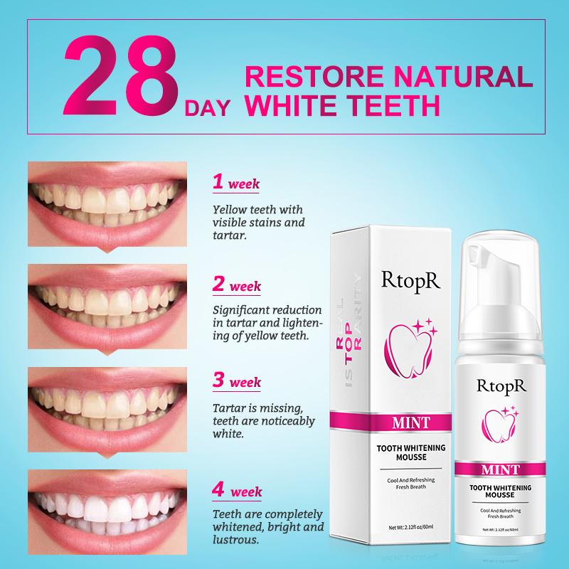 Паста-мусс для отбеливания зубов, 60 мл