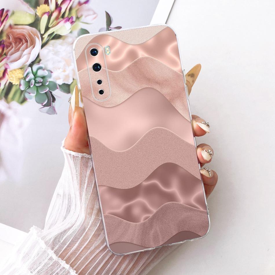For OnePlus Nord / 8 Nord 5G / Z AC2001 AC2003 Cute Flower Butterfly Cat Painted Case For 1+ Nord Soft Silicone TPU Phone Cases