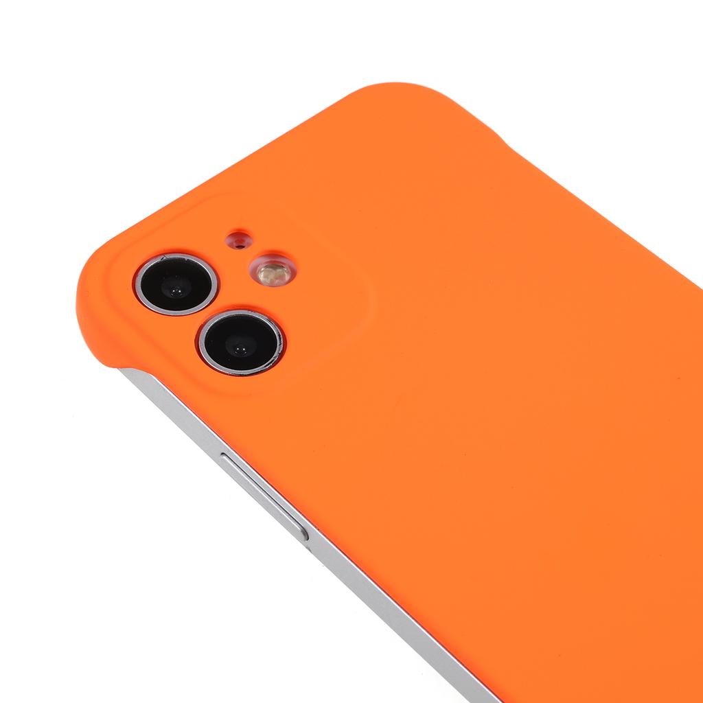 For iPhone 12 6.1 inch Slim Frameless Case Hard PC Skin-touch Phone Cover