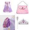 Tangled Rapunzel Fairy Tale Princess Gown For Kids Perfect For Cosplay And Parties