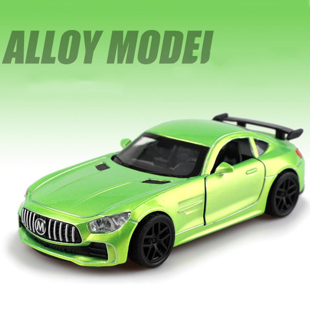 Масштаб 1/36, гоночный автомобиль Benz AMG GT из сплава, литая под давлением модель игрушечного моделирования, модели транспортных средств с откатным механизмом, игрушки для детской коллекции, подарки