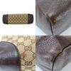Used GUCCI Shoulder Bag 110054 GG Canvas/leather Beige Dark Brown Diagonally Hung