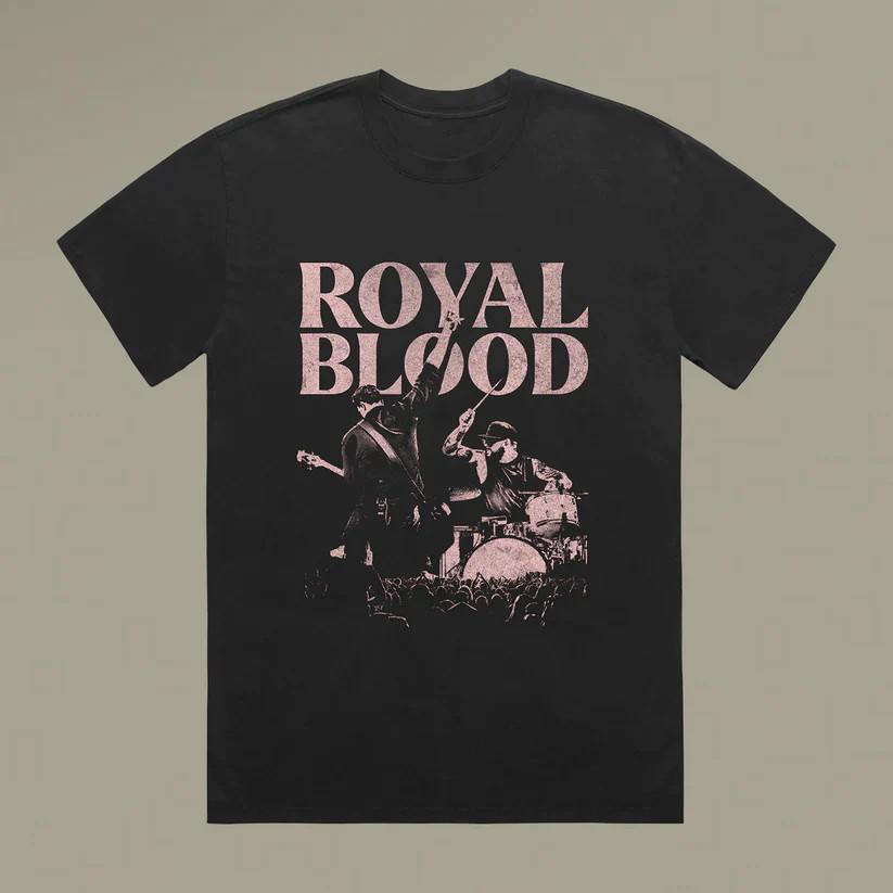 Группа Royal Blood Live In Concert Унисекс Все Размеры Черная Футболка Унисекс Футболка
