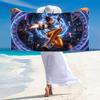 Overwatch Heroes Print Beach Towel, Large Soft Quick Dry Towel for Beach Camping Swimming